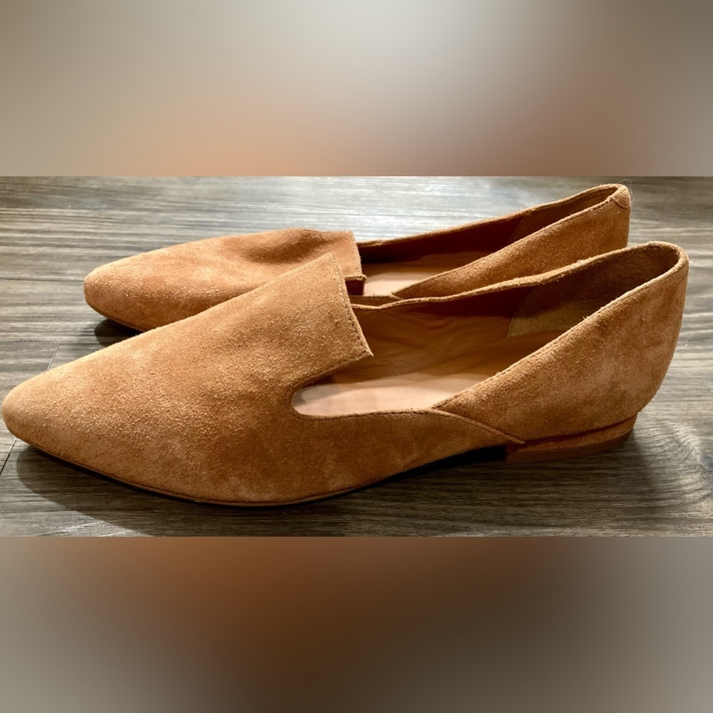 NWOB Able Women’s Size 6M Tobacco Colored Suede Lizbeth Loafers - Picture 6 of 10